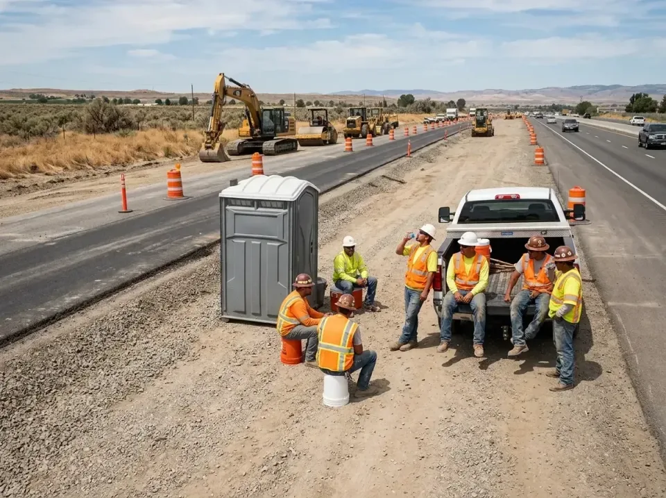 highway-road-construction-crew-007 — frequently asked questions, Porta Potty and Restroom Rentals in Loma Rica, CA